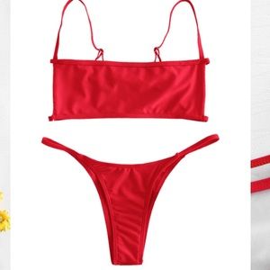 Red Bikini with tags